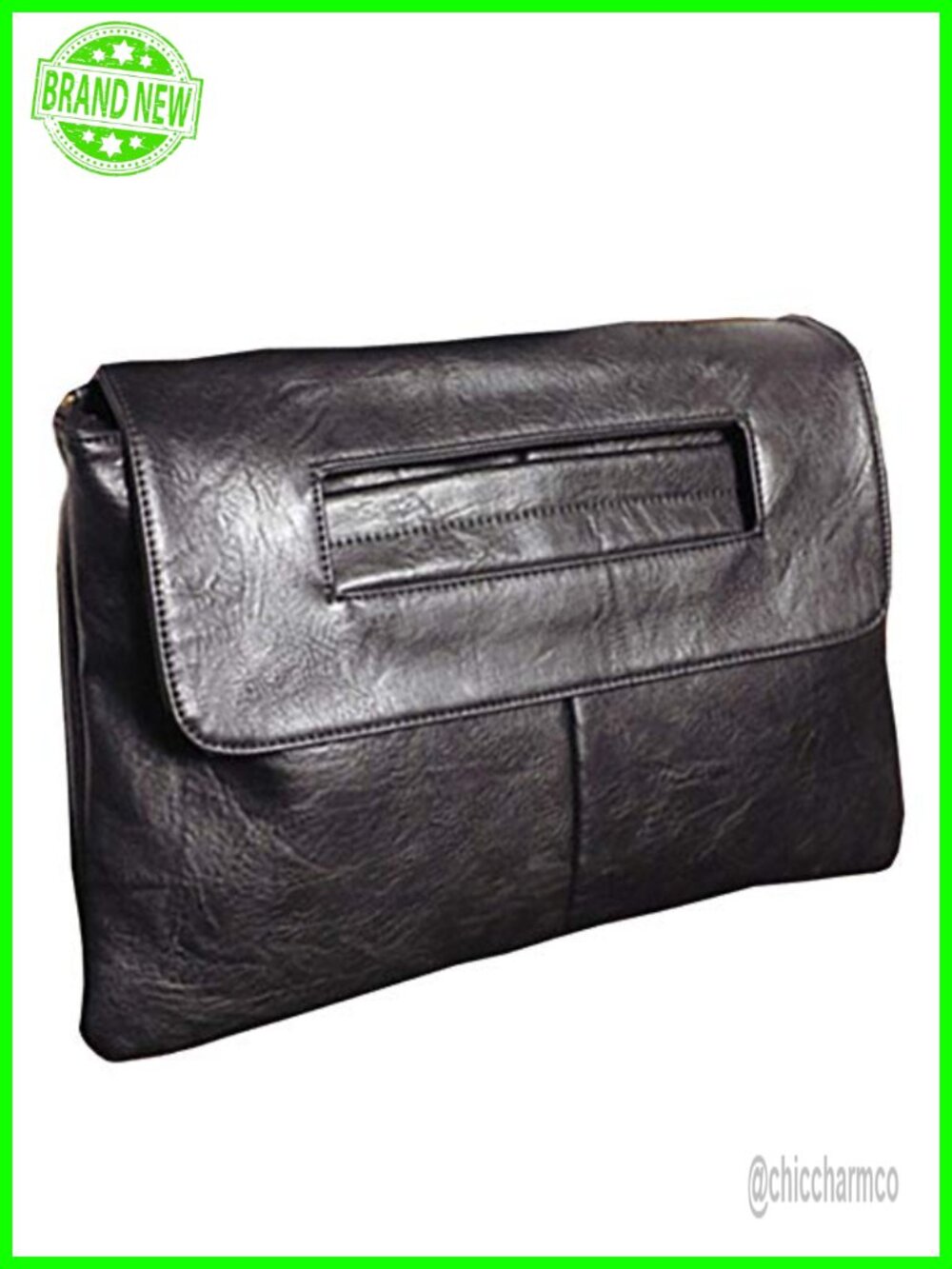 PU Leather Women Clutch Handbag Convertible Crossbody Shoulder Bag Large